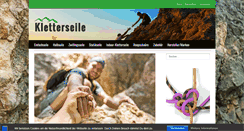 Desktop Screenshot of kletterseile.net